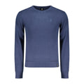 U.S. Grand Blu Cotton Men Sweater U.S. Grand