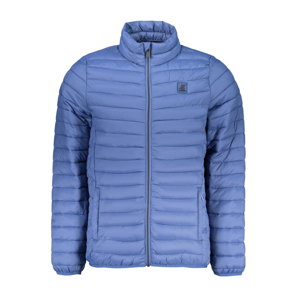 U.S. Grand Blue Polyester Men's Jacket U.S. Grand