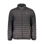 U.S. Grand Black Polyester Men's Jacket U.S. Grand