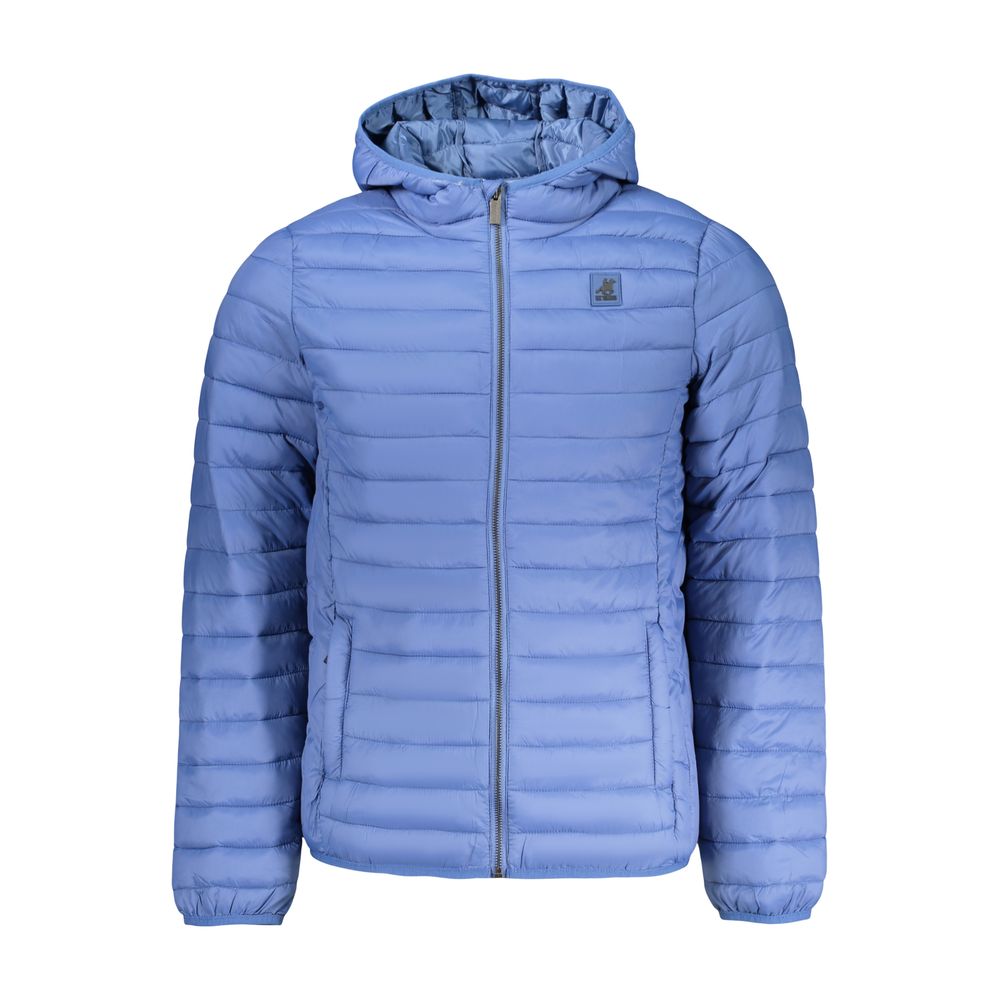 U.S. Grand Blu Polyester Men Jacket U.S. Grand