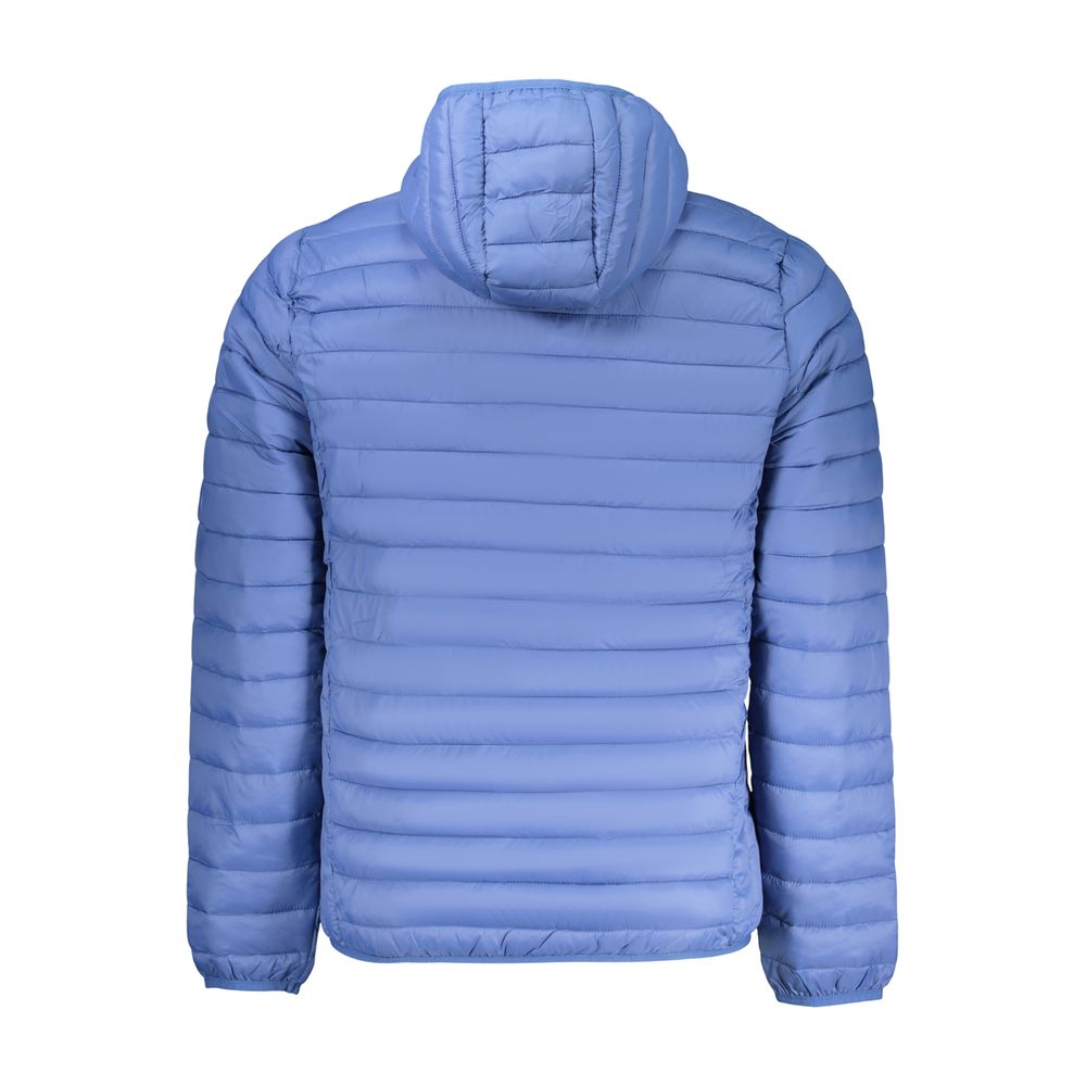 U.S. Grand Blu Polyester Men Jacket U.S. Grand