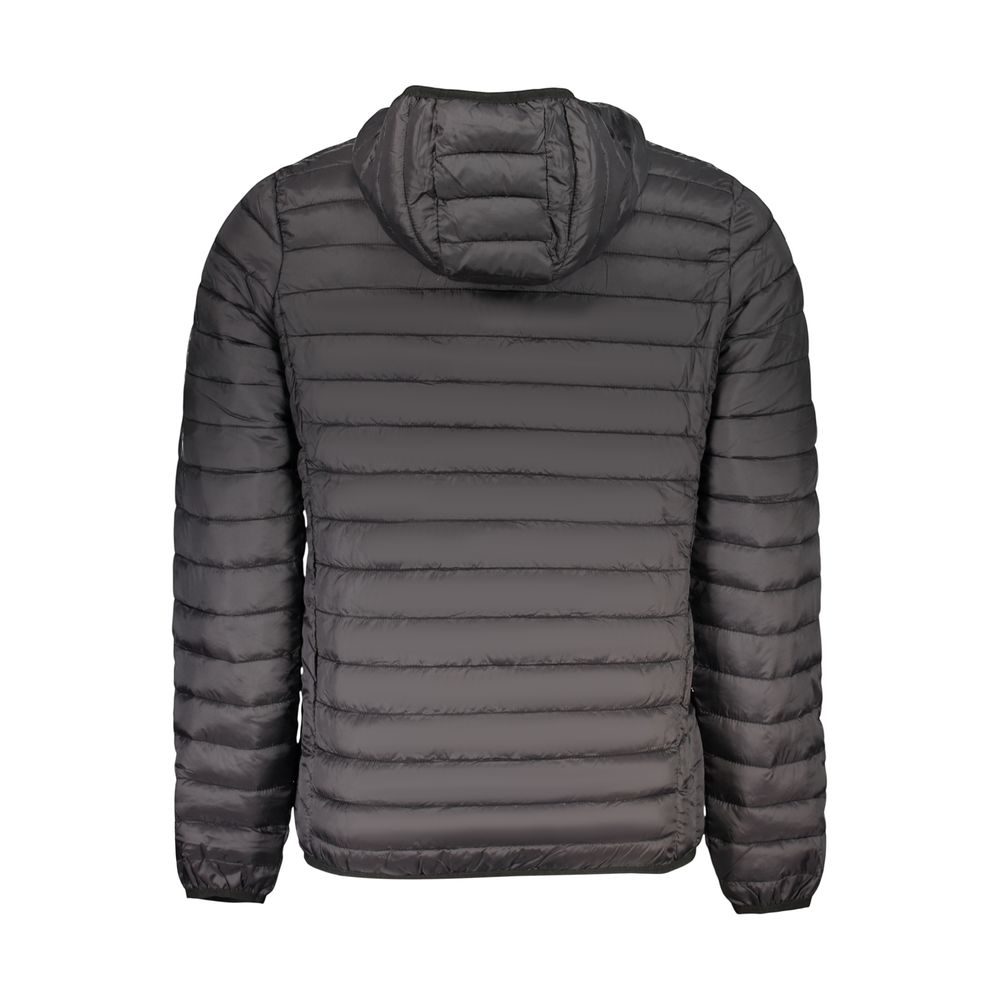 U.S. Grand Black Polyester Men's Jacket U.S. Grand