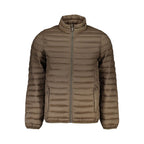 U.S. Grand Brown Polyester Men's Jacket U.S. Grand