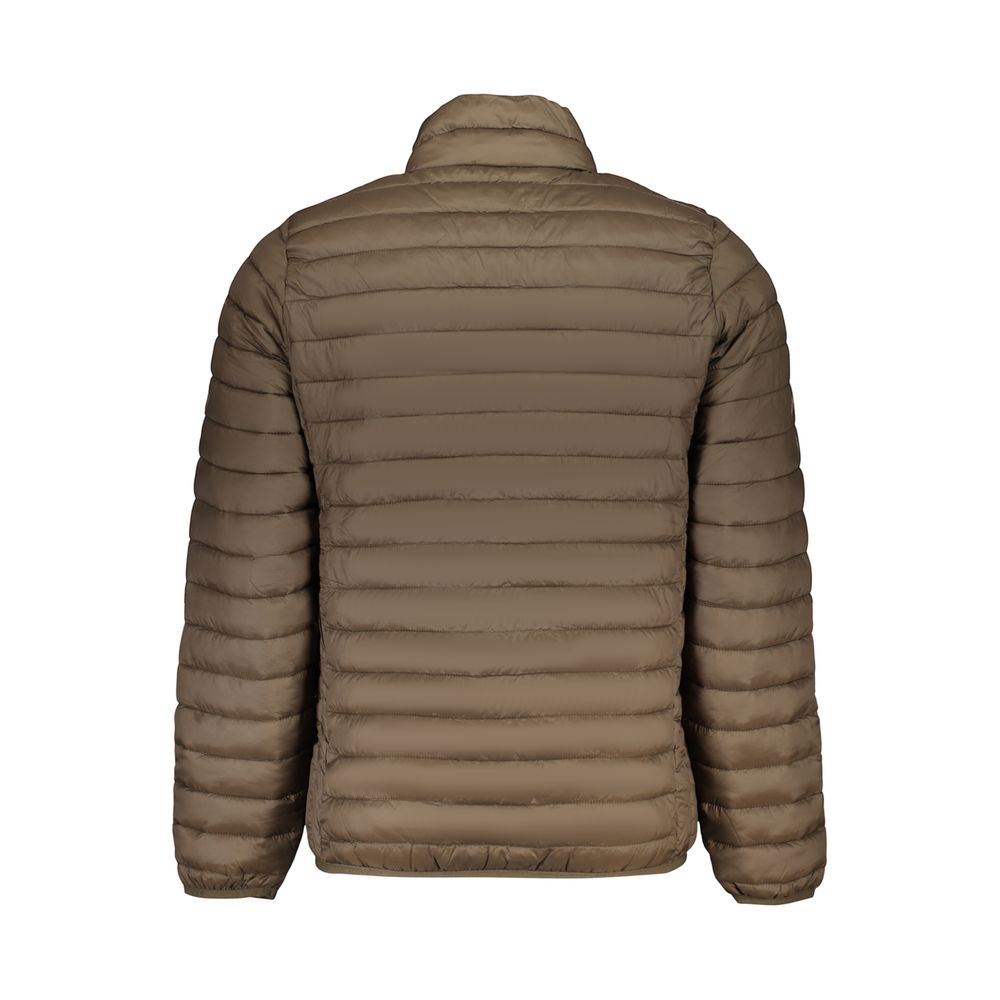 U.S. Grand Brown Polyester Men's Jacket U.S. Grand