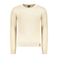 U.S. Grand Beige Cotton Men Sweater U.S. Grand