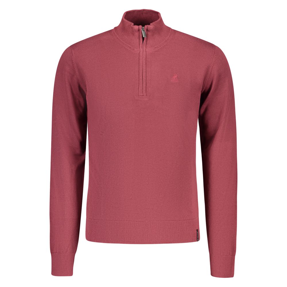 U.S. Grand Rosso Cotton Men Sweater U.S. Grand