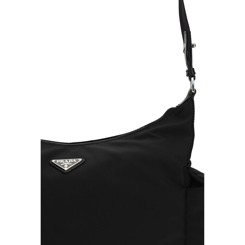 Prada Black Recycled Polyamide Shoulder Bag Prada