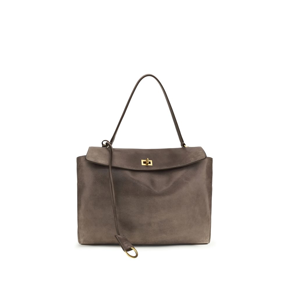 Balenciaga Gray Lamb Ovis Aries Aries Shoulder Bag Balenciaga