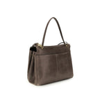 Balenciaga Gray Lamb Ovis Aries Aries Shoulder Bag Balenciaga