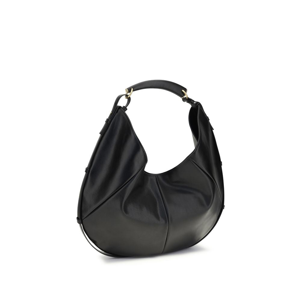 Saint Laurent Black Calf Leather Bos Taurus Shoulder Bag Saint Laurent