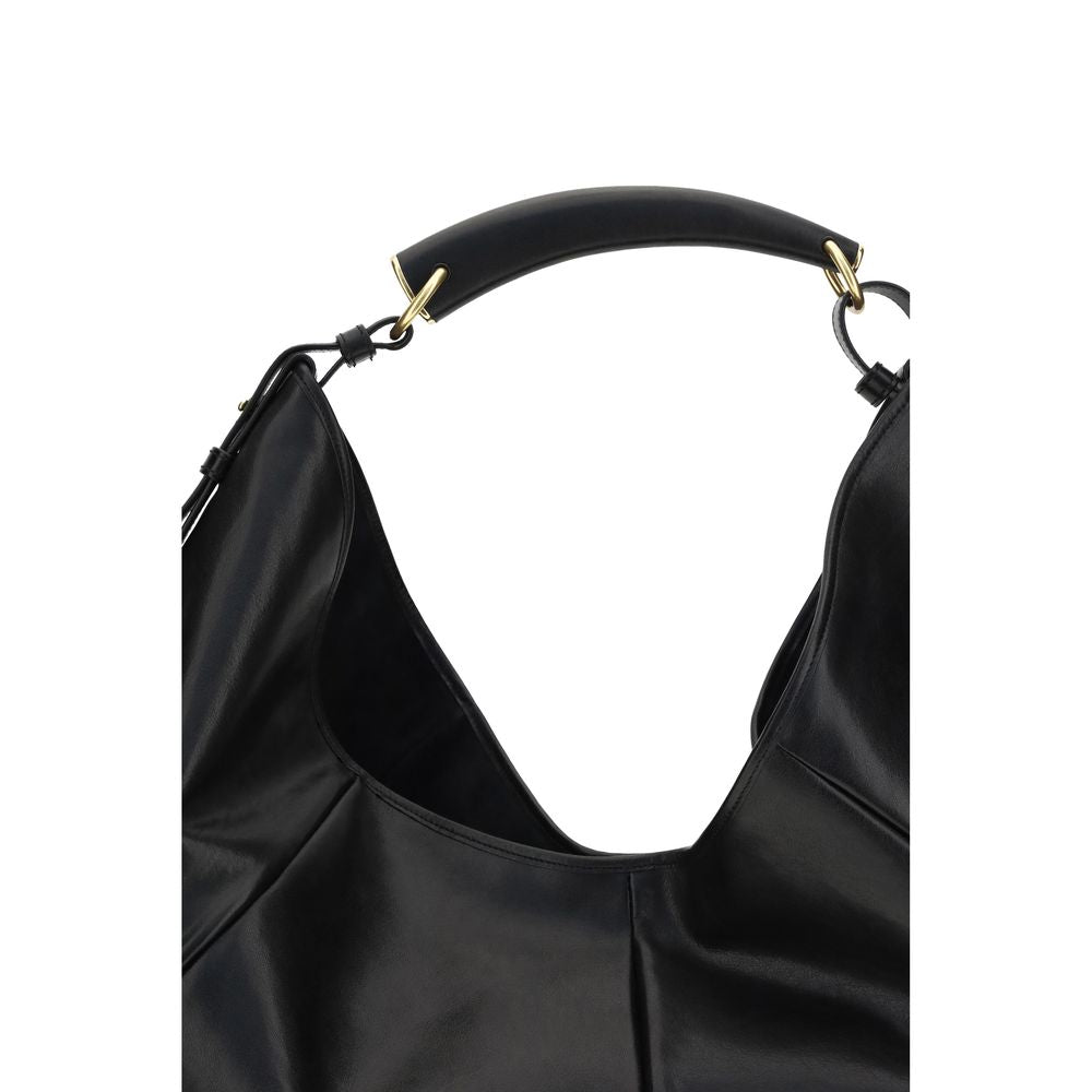 Saint Laurent Black Calf Leather Bos Taurus Shoulder Bag Saint Laurent