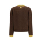 Prada Brown Cashmere Cardigan Prada