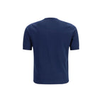 Prada Blue Cotton T-Shirt Prada