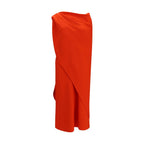 Balenciaga Multicolor Silk Casual Dress Balenciaga