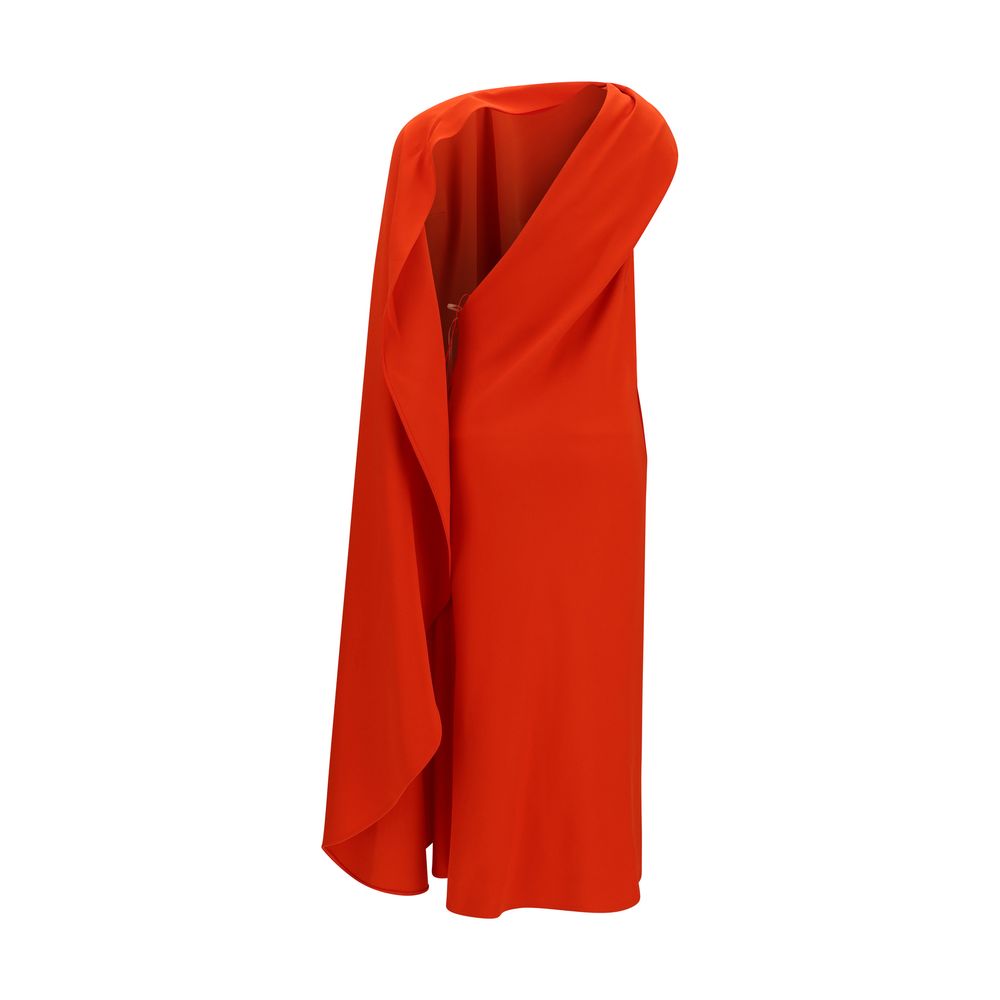 Balenciaga Multicolor Silk Casual Dress Balenciaga