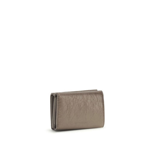 Balenciaga Beige Lamb Ovis Aries Aries Wallet Balenciaga