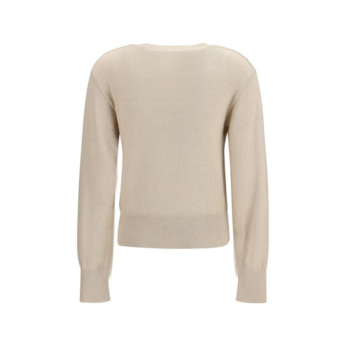 Burberry Beige Polyester Sweatshirt Burberry