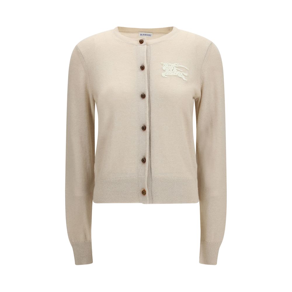 Burberry Beige Polyester Cardigan Burberry