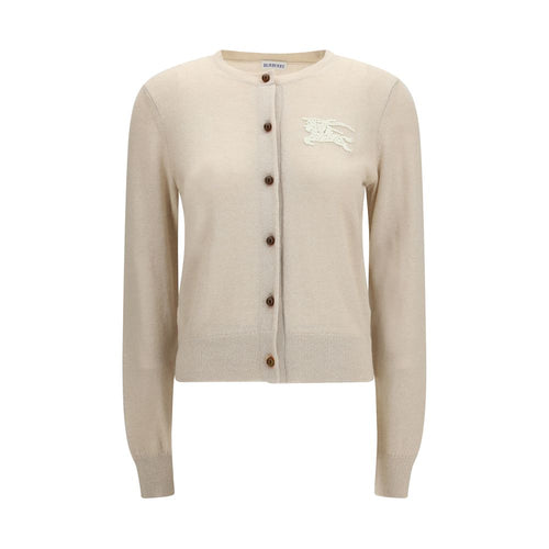 Burberry Beige Polyester Cardigan Burberry