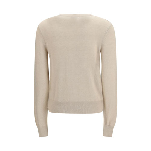 Burberry Beige Polyester Cardigan Burberry