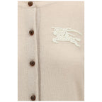 Burberry Beige Polyester Cardigan Burberry