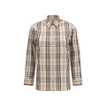 Burberry Beige Cotton Pattern Shirt Burberry
