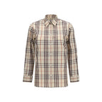 Burberry Beige Cotton Pattern Shirt Burberry