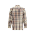 Burberry Beige Cotton Pattern Shirt Burberry
