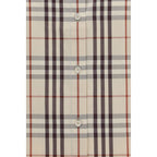 Burberry Beige Cotton Pattern Shirt Burberry