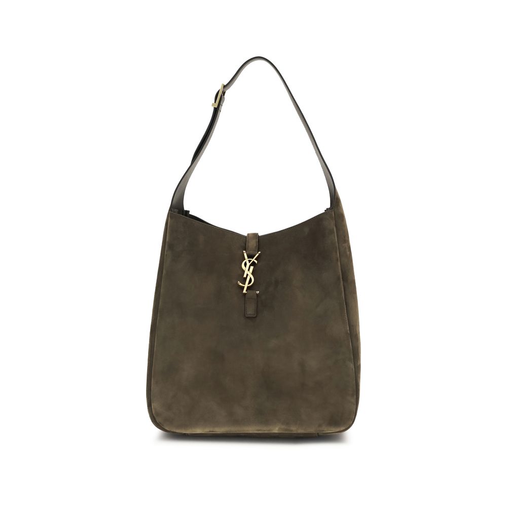 Saint Laurent Bicolor Calf Leather Bos Taurus Shoulder Bag Saint Laurent