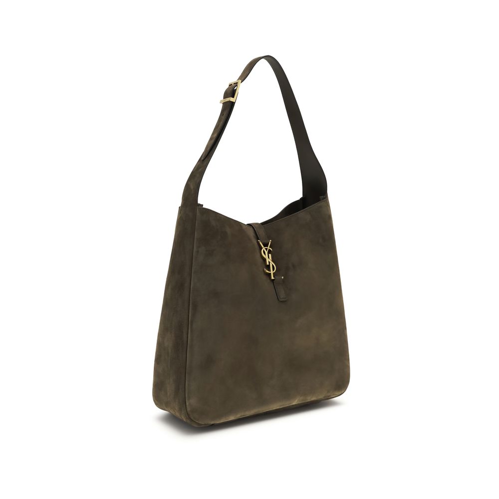 Saint Laurent Bicolor Calf Leather Bos Taurus Shoulder Bag Saint Laurent