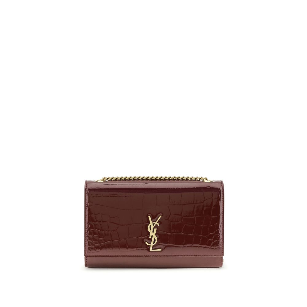 Saint Laurent Bordeaux Calf Leather Bos Taurus Shoulder Bag Saint Laurent