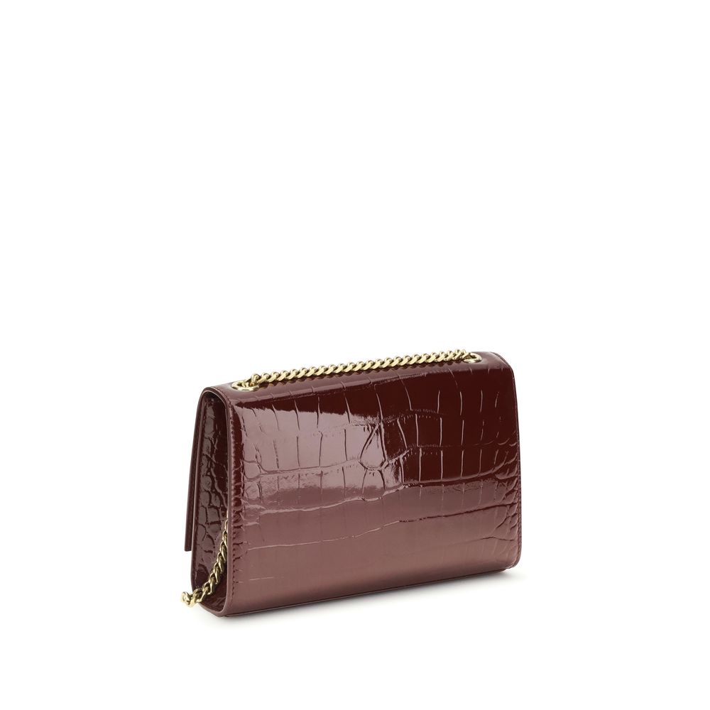 Saint Laurent Bordeaux Calf Leather Bos Taurus Shoulder Bag Saint Laurent