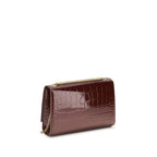 Saint Laurent Bordeaux Calf Leather Bos Taurus Shoulder Bag Saint Laurent