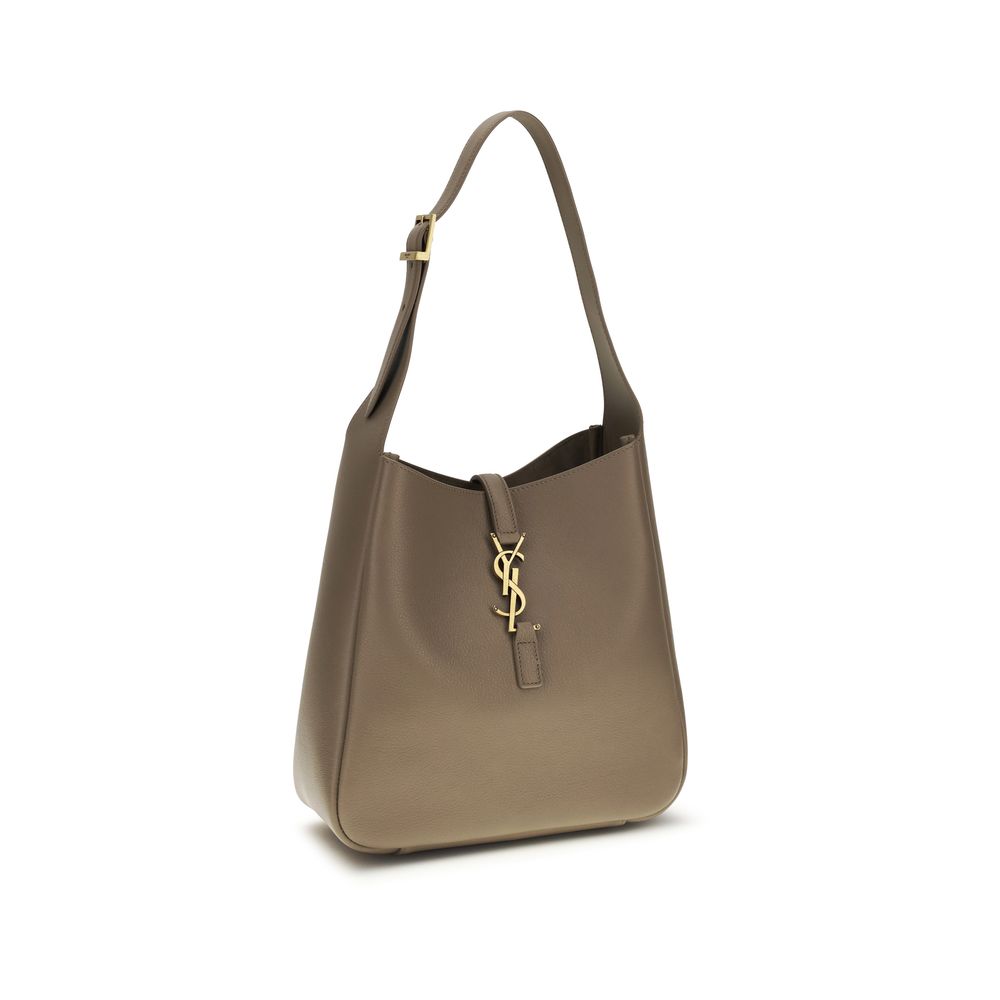 Saint Laurent Gray Calf Leather Bos Taurus Shoulder Bag Saint Laurent