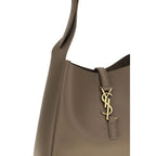 Saint Laurent Gray Calf Leather Bos Taurus Shoulder Bag Saint Laurent