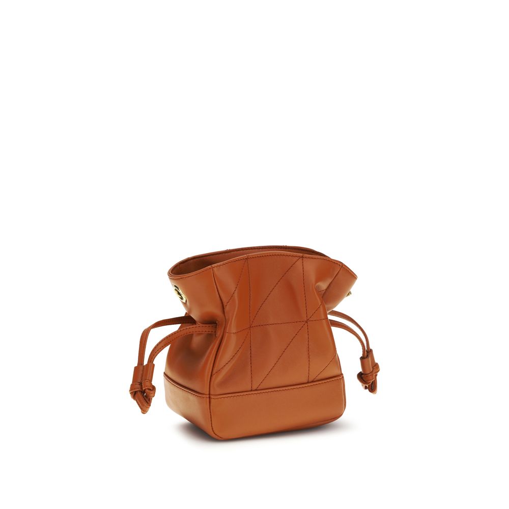 Saint Laurent Orange Lamb Ovis Aries Aries Clutch Bag Saint Laurent