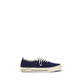 Barbour Blue Cotton Low Top Sneakers Barbour