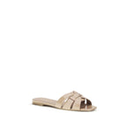 Saint Laurent Multicolor Calf Leather Bos Taurus Flat Sandals Saint Laurent