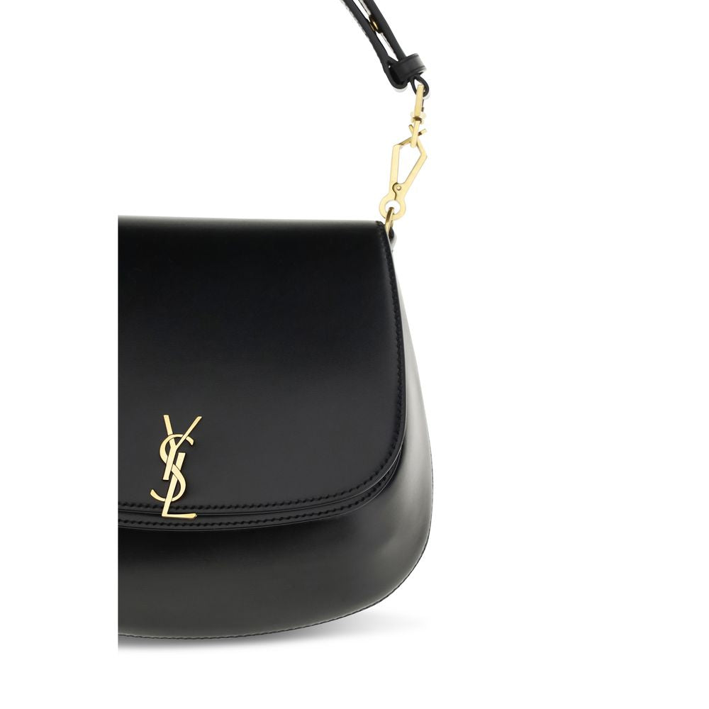 Saint Laurent Black Calf Leather Bos Taurus Handbag Saint Laurent
