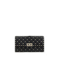 Valentino Garavani Black Calf Leather Bos Taurus Shoulder Bag Valentino Garavani