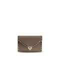 Valentino Garavani Brown Calf Leather Bos Taurus Wallet Valentino Garavani