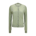 Fendi Bicolor Viscose Cardigan Fendi