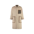 Fendi Beige Cotton Coat Fendi