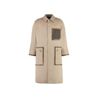 Fendi Beige Cotton Coat Fendi