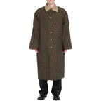 Fendi Beige Cotton Coat Fendi