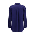Fendi Blue Cotton Shirt Fendi