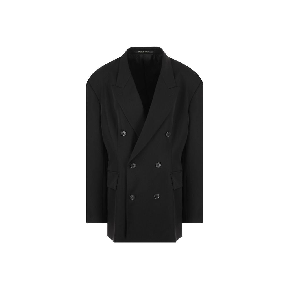 Balenciaga Black Wool Coat Balenciaga
