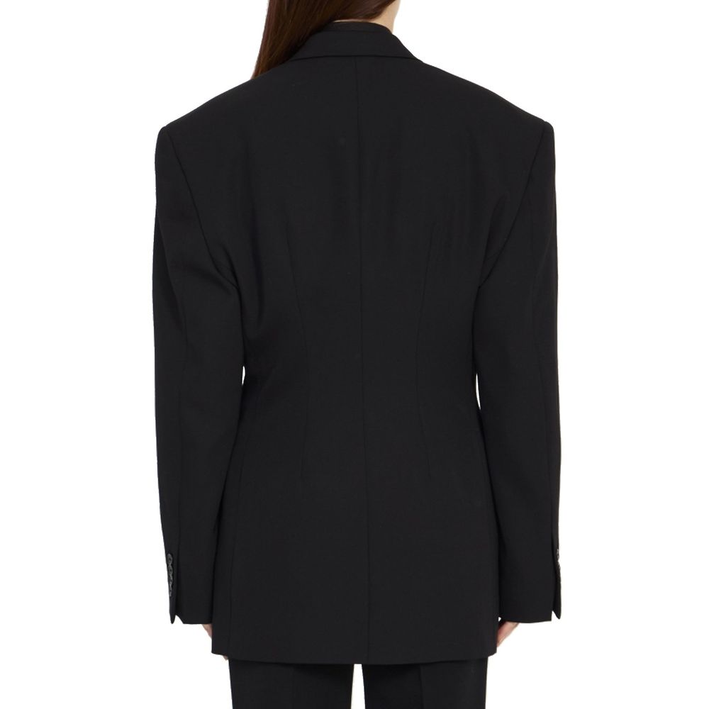 Balenciaga Black Wool Coat Balenciaga