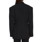 Balenciaga Black Wool Coat Balenciaga